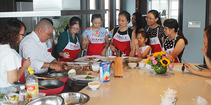 Cooking with Häfele of July, 2016 in Hanoi