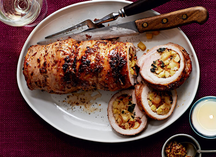 Roasted pork loin with Ginger