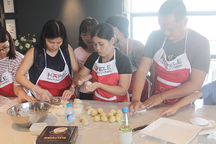 Cooking with Häfele in September, 2016 in Hanoi