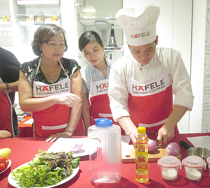 Cooking with Häfele of June, 2016 in Danang