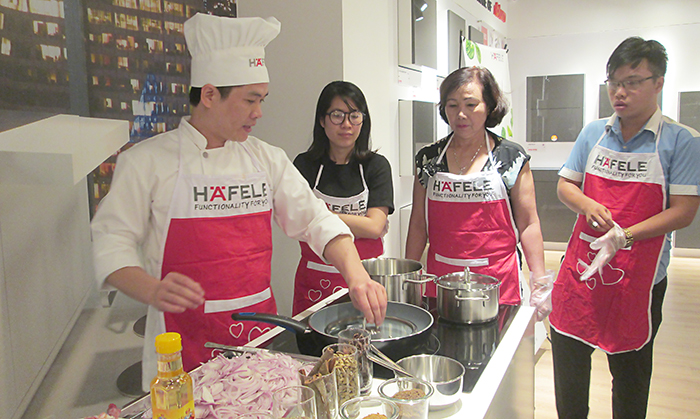 Cooking with Häfele of June, 2016 in Danang