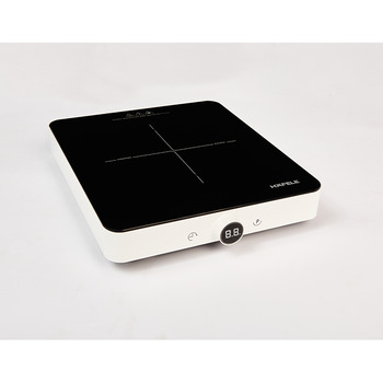 Induction hob, Single induction hob, mixed control – touch, push button and knob, 28 cm