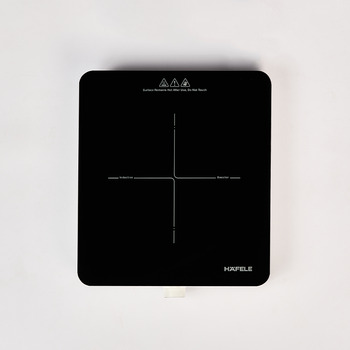 Induction hob, Single induction hob, mixed control – touch, push button and knob, 28 cm