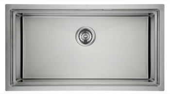 Sink, Stainless steel, HS21-SSN1S90, one bowl