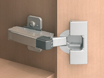Soft closing mechanism for doors, Blumotion, for hinges for full overlay mounting