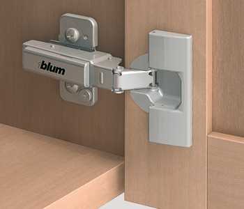 Concealed Cup Hinge, Clip Top 95°, half overlay mounting/twin mounting, with or without automatic closing spring