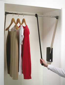 2004 Wardrobe lift, for fitting to side panel, load bearing capacity 10 kg