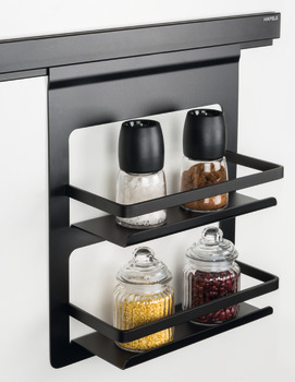 Spice rack, Kitchen shelf, aluminium