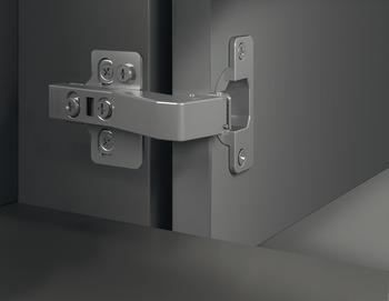 Concealed hinge, Häfele Metalla 310 A/SM 90°, for wooden doors