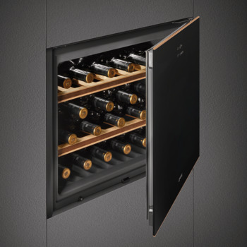 Wine Cooler, Built -in, full glass, touch control, Smeg Dolce Stil Novo