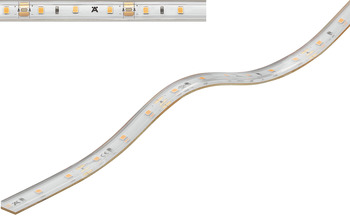 LED strip light with silicone sleeve, Häfele Loox5 LED 2063 12 V 8 mm 2-pin (monochrome)