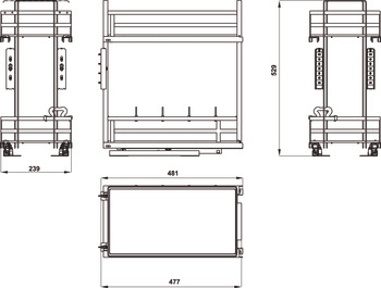 Base cabinets, Omero 300