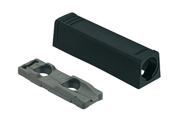 Adapter plate, Straight, for Tip-On door catch, short version