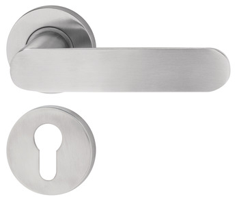 Door handle set, stainless steel, Coastal series