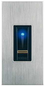 Biometric fingerprint reader, Integra WT 900, door leaf installation, Dialock