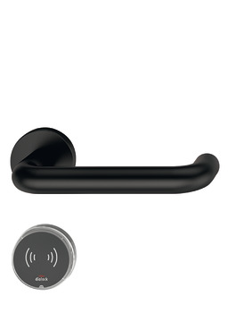 Door terminal set, Häfele Dialock DT 710 with Bluetooth interface HB, for interior/guest room doors, with thumbturn
