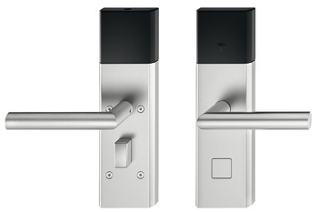 Door terminal set, Häfele Dialock DT 700 with Bluetooth interface HB, for interior/guest room doors, with thumbturn