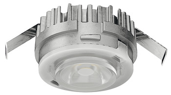 Light module, Häfele Loox LED 2090 12 V 2-pin (monochrome) drill hole Ø 26 mm aluminium