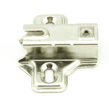 Mounting plate, Metalla A, for solf-closing hinge, with 2 screw holes