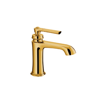 Basin mixer, Kyoto, single lever, with pull-rod waste set