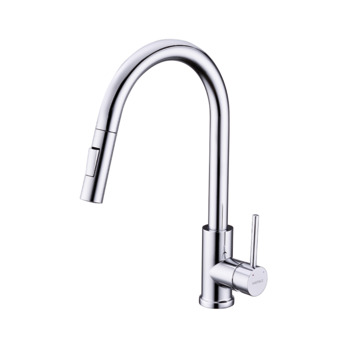 Mixer tap, Single lever, pull-out spray head with two functions