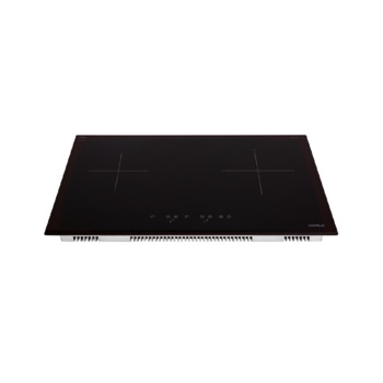 Induction hob, 2 induction cooking zones, touch control