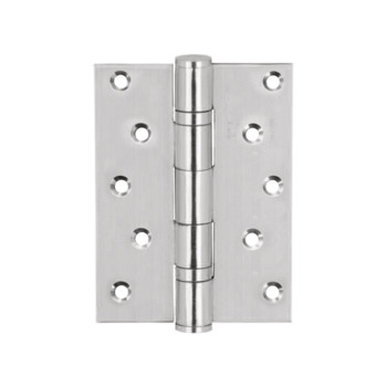 Butt hinge, 2 Ball bearings, Stainless steel 304, Dimension: 127 x 89 x 3 mm