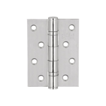 Butt hinge, 2 Ball bearings, Stainless steel 316, Dimension: 102 x 76 x 3 mm