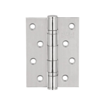 Butt hinge, 2 Ball bearings, Stainless steel 304, Dimension: 102 x 76 x 3 mm