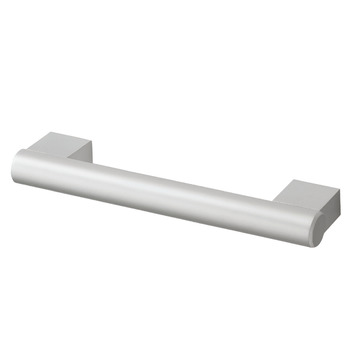 Furniture handle, D handle, aluminium, round