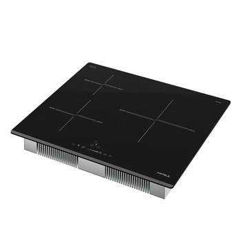 Induction hob, 3 induction cooking zones, slider control