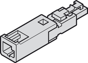 Adapter, để kết nối thiết bị dùng Häfele Loox5 với bộ điều khiển Häfele Loox 12 V