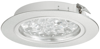 Đèn lắp chìm, Hình tròn, LED 3001 – Loox, 1,7 W, nhôm, 24 V, sáng trắng ấm/lạnh