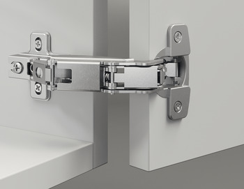 Concealed Cup Hinge, Metalla A 165°, half overlay/twin mounting