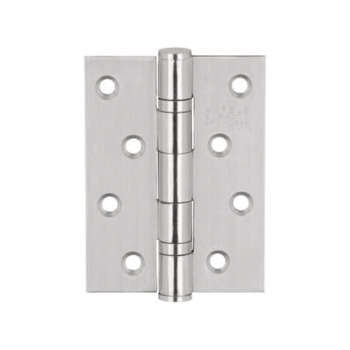 Butt hinge, 2 Ball bearings, Stainless steel 304, Dimension: 102 x 76 x 2.5 mm