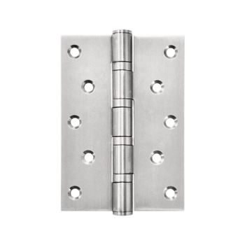 Butt hinge, 4 Ball Bearings, Stainless steel 304, Dimension: 127 x 76x 3 mm