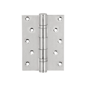 Butt hinge, 2 Ball bearings, Stainless steel 304, Dimension: 127 x 89 x 3 mm